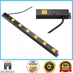 Power Stip 6 Outlet 3 Ft Metal Cord Switch Long Bench Desk Indoor Work. Fixed Price $22.99.