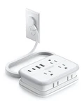 10 In Travel Power Strip, 6 Outlets Usb PORTS(2 C), 4FT Extension Cor.... Fixed Price $31.44.