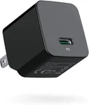 Aukey Minima 20W Usb-c Pd Fast Charger W/ Foldable Plug -black PA-Y20S. Fixed Price $10.50.
