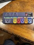 Monster Power Center AV800 Multi Colored Strip/surge Protector. Fixed Price $25.00.