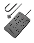 Surge Protector Power Strip - 11 OUTLETS(1850W/15A) With 6 Usb Port... Fast Ship. Fixed Price $41.53.