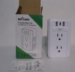 Bn-link Multiple Plug Extender, 6 Wall Outlets And 3 Usb Ports (1 C). Fixed Price $14.99.