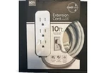 10 Ft 3 Outlet Power Decorative Cord With Surge Protection Flat Plug Indoor Use. Fixed Price $20.75.
