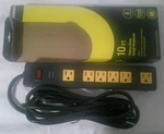 Utilitech Heavy-duty Surge Protector 6 Outlets 10 Ft Cord 1150 Joules. Fixed Price $15.00.