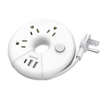 Travel Strip, Ntonpower 3 Outlets USB(1 C) Cruise Approved White. Fixed Price $22.99.