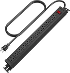 Rotating Mountable Power Strip, 12 Outlet Wall Surge Protector, Metal Heav. Fixed Price $39.99.