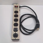 Vintage Metal Power Strip Heavy Duty Alert Slp Temp Tap 6-OUTLET 6M15-6. Fixed Price $17.68.