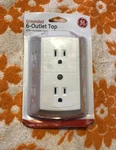 New Ge Grounded 6-OUTLET Tap With Resettable Circuit Breaker 56575. Fixed Price $24.17.