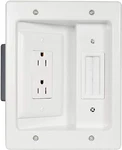 Legrand Flat Panel Tv Connection Kit In Wall On-q Solution Power Plug White. Fixed Price $32.96.