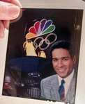 1988 Summer Olympics Nbc Tv Press Kit Transparency Bryant Gumbel Announcer. Fixed Price $24.50.