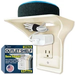 Beratek Power Perch Wall Outlet Shelf With Cord Storage Strap - Declutter & R.... Fixed Price $33.92.