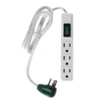 Gogreen 3 Outlet Surge Protector Power Strip 2.5 Ft Cord Compact. Fixed Price $9.59.