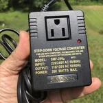 Simran Step-down Voltage Converter Model SMF-200. Fixed Price $16.99.