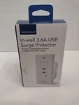 Insignia In-wall 3.6A Surge Protected Usb Hub White. Fixed Price $19.88.
