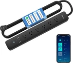 Power Strip 15A, 2.4G Wifi Smart Plugs That Work With Alexa & Google Home, Surge. Fixed Price $77.99.