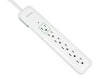 Monoprice 109198 6 Slim Surge Protector - 540 Joules, White. Fixed Price $26.00.
