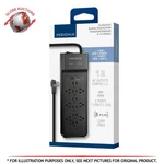 Insignia 12-OUTLET Surge Protector W/ Usb-c 20W & Usb, 8 Ft NS-HW505-C. Fixed Price $26.26.