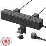 Cccei 20W Usb-c Outlet Station Clamp Power Strip 4800J Surge Protector 10FT. Fixed Price $67.99.
