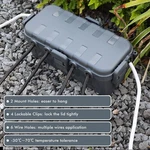 Restmo IP54 Waterproof Outdoor Electrical Box Extension Cord Cover-gray. Fixed Price $26.99.