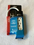 New Sunbeam Power Bar Extension Cord Outlet 1 Ft 32899. Fixed Price $9.99.