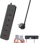 European Travel Plug Adapter With Individual Swtich, 6FT Universal Power Strip. Fixed Price $41.87.