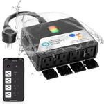 Smart Heavy Duty Outdoor Power Strip Wifi Plug Water-resistant Soet,. Fixed Price $51.96.