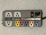 Monster Power 8 Outlet Home Theatre Surge Protector HT700 #50102. Fixed Price $18.99.